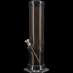 JM Enterprises 6-9-12-15" Acrylic Straight Tube Basic Bong - Multiple Colors - Discreet Smoker
