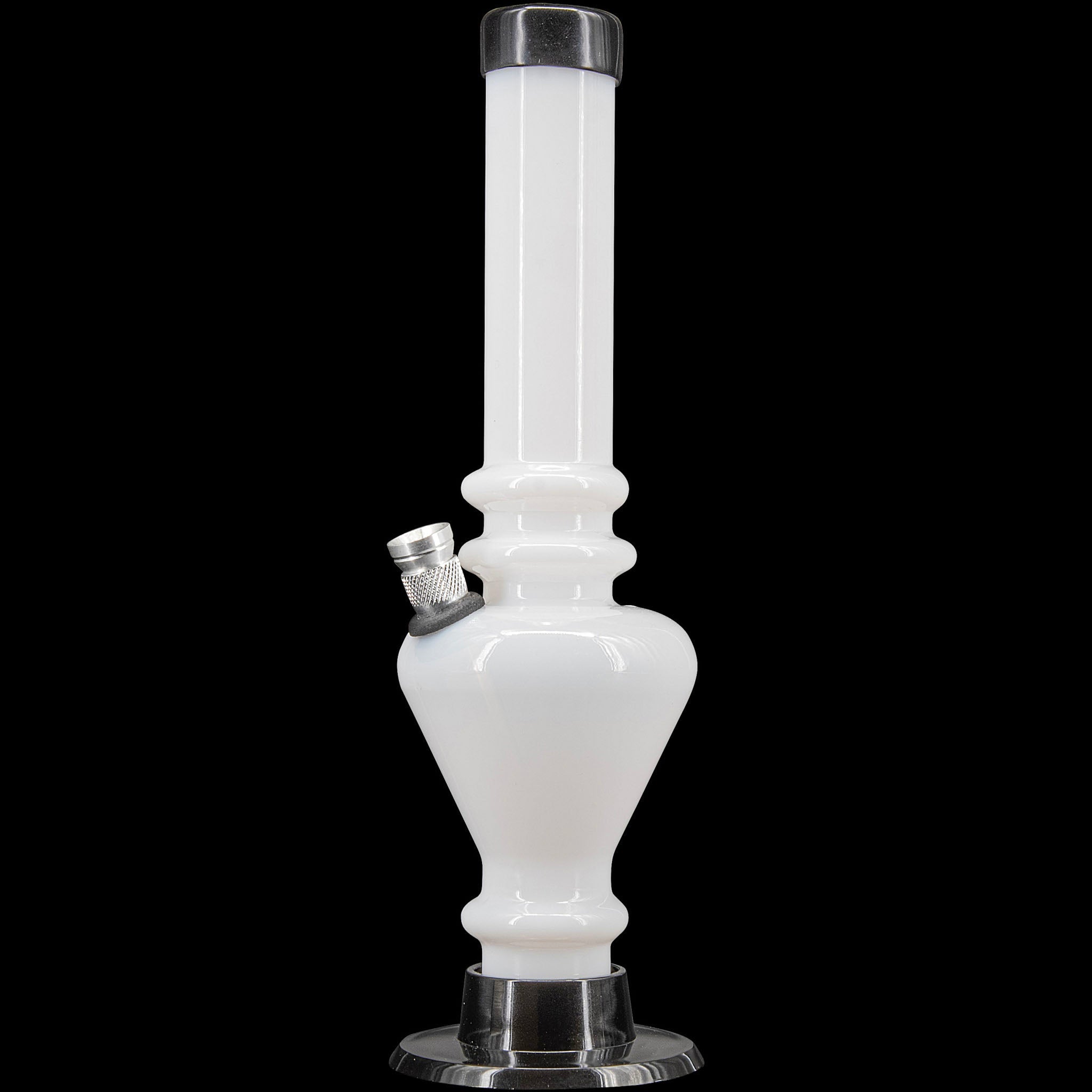 JM Enterprises 8" Acrylic Blossom Bong - Multiple Colors - Discreet Smoker