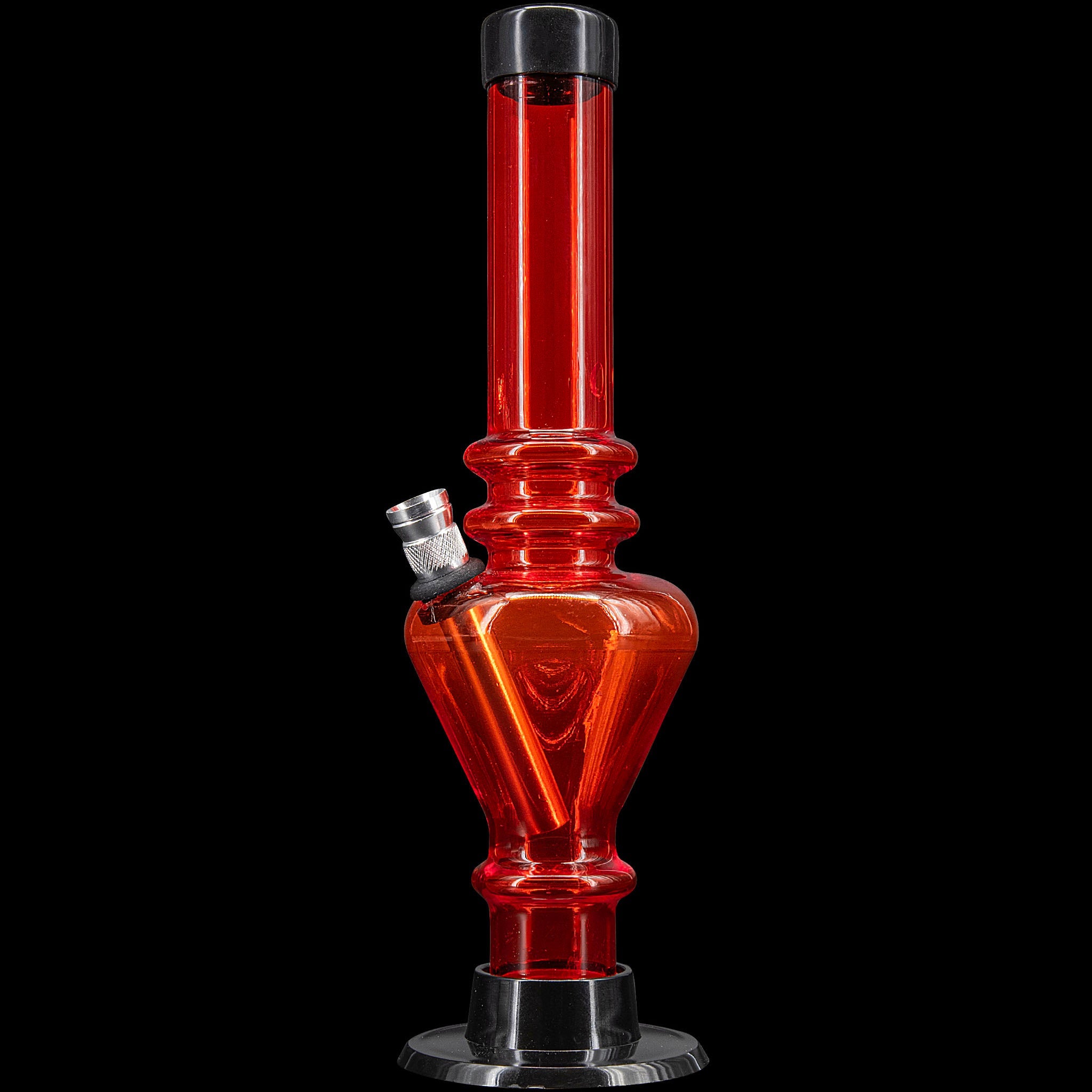 JM Enterprises 8" Acrylic Blossom Bong - Multiple Colors - Discreet Smoker