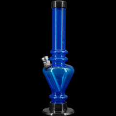 JM Enterprises 8" Acrylic Blossom Bong - Multiple Colors - Discreet Smoker