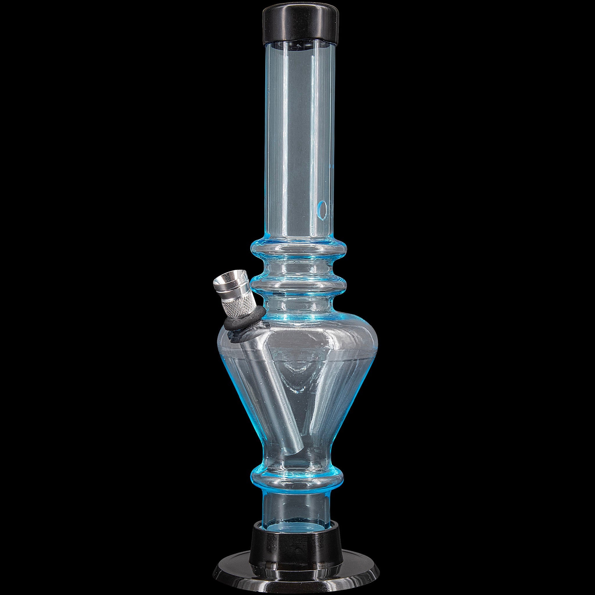 JM Enterprises 8" Acrylic Blossom Bong - Multiple Colors - Discreet Smoker