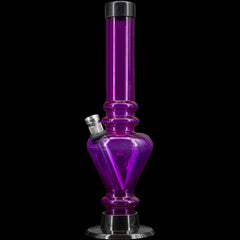 JM Enterprises 8" Acrylic Blossom Bong - Multiple Colors - Discreet Smoker