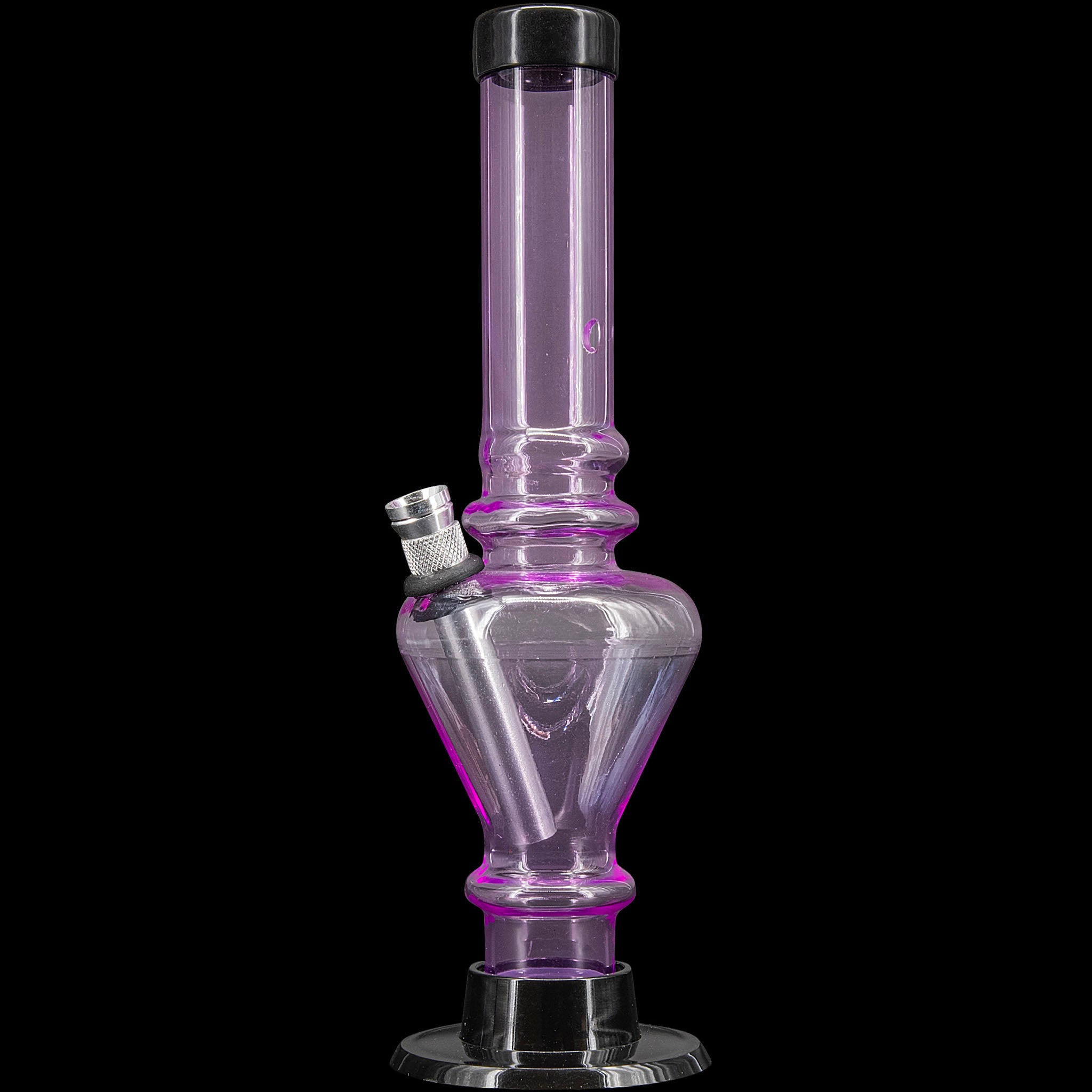 JM Enterprises 8" Acrylic Blossom Bong - Multiple Colors - Discreet Smoker