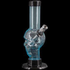 JM Enterprises Mini Alien Head Acrylic Bong - 6" Tall - Multiple Colors - Discreet Smoker