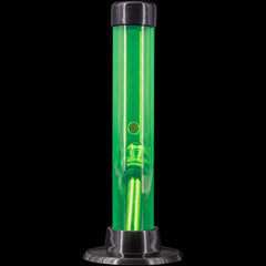 JM Enterprises 6" Acrylic Straight Tube Bong - Multiple Colors - Discreet Smoker