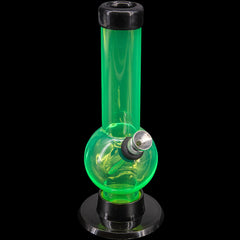 JM Enterprises 6" Acrylic Bubble Bong - Multiple Colors - Discreet Smoker