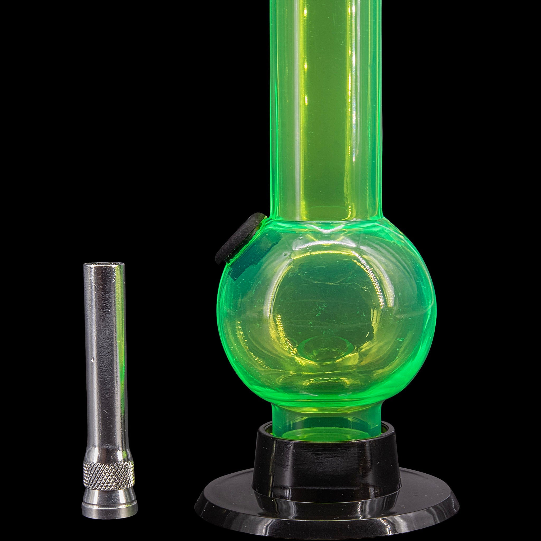 JM Enterprises 6" Acrylic Bubble Bong - Multiple Colors - Discreet Smoker