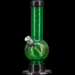 JM Enterprises 6" Acrylic Bubble Bong - Multiple Colors - Discreet Smoker