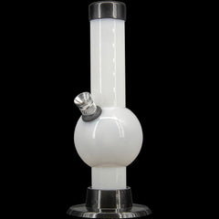 JM Enterprises 6" Acrylic Bubble Bong - Multiple Colors - Discreet Smoker