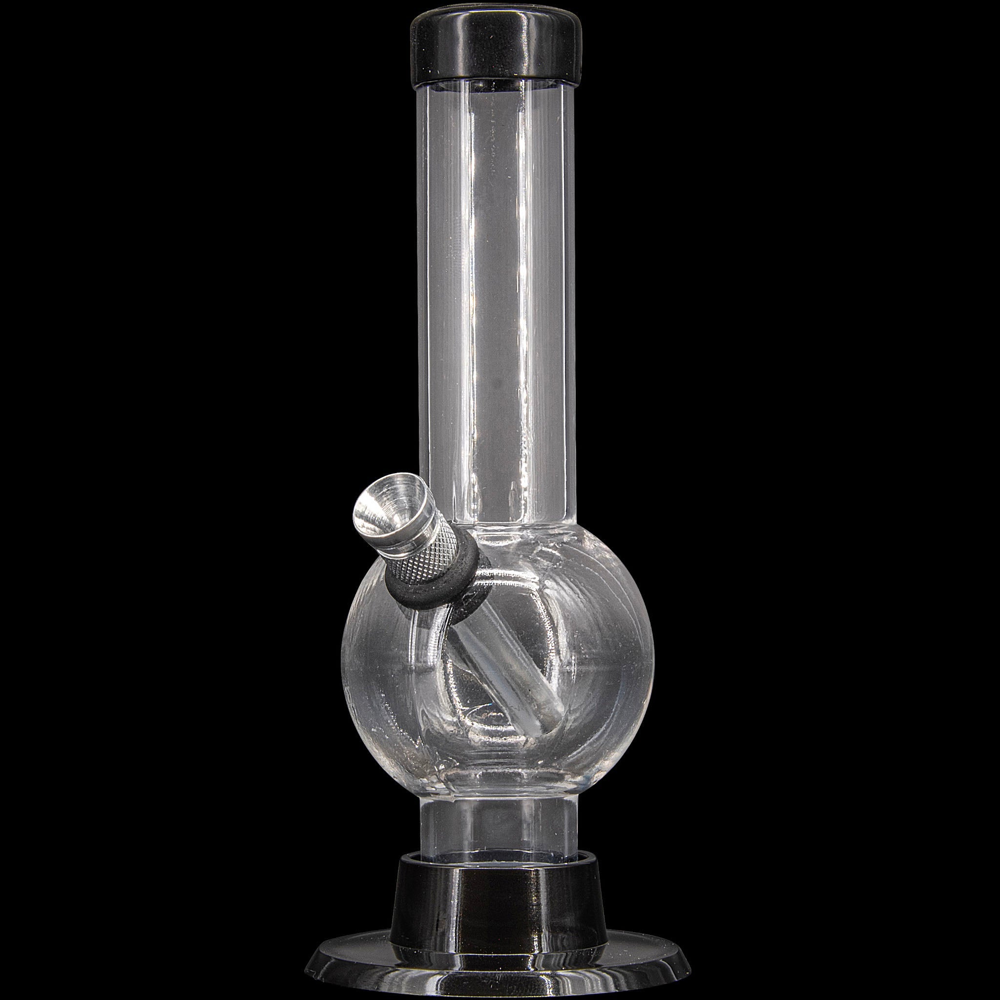 JM Enterprises 6" Acrylic Bubble Bong - Multiple Colors - Discreet Smoker