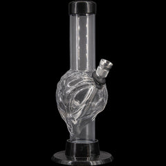 JM Enterprises Mini Skull Acrylic Bong - 6" Tall - Multiple Colors - Discreet Smoker