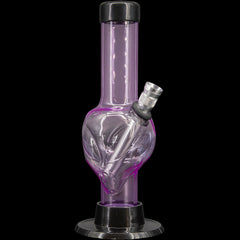JM Enterprises Mini Skull Acrylic Bong - 6" Tall - Multiple Colors - Discreet Smoker