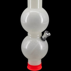 JM Enterprises Acrylic Glow In The Dark Double Bubble Diffuser Gas Mask - Discreet Smoker