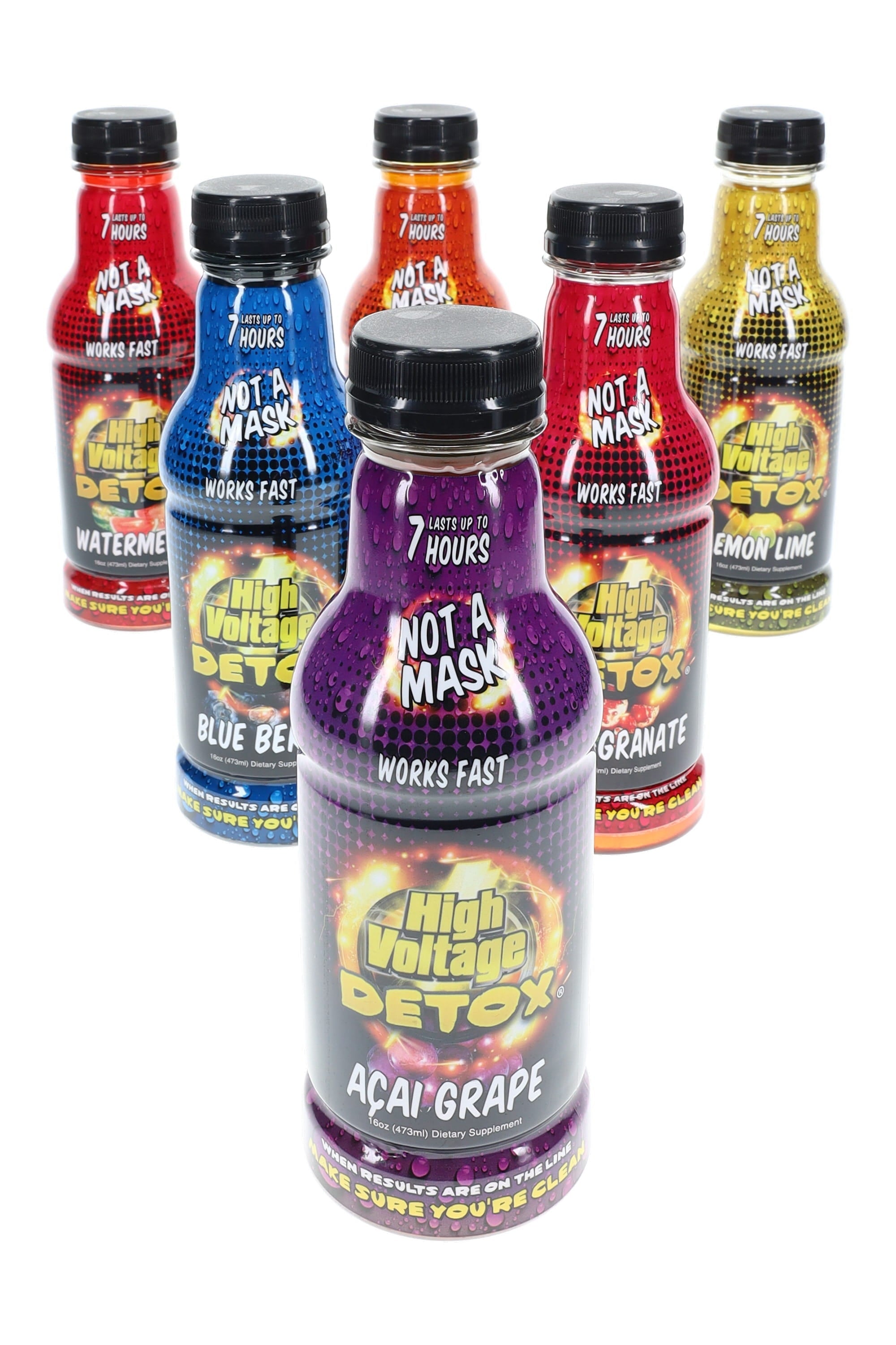 High Voltage Detox Drink – 16 oz – Choose Flavor - Discreet Smoker