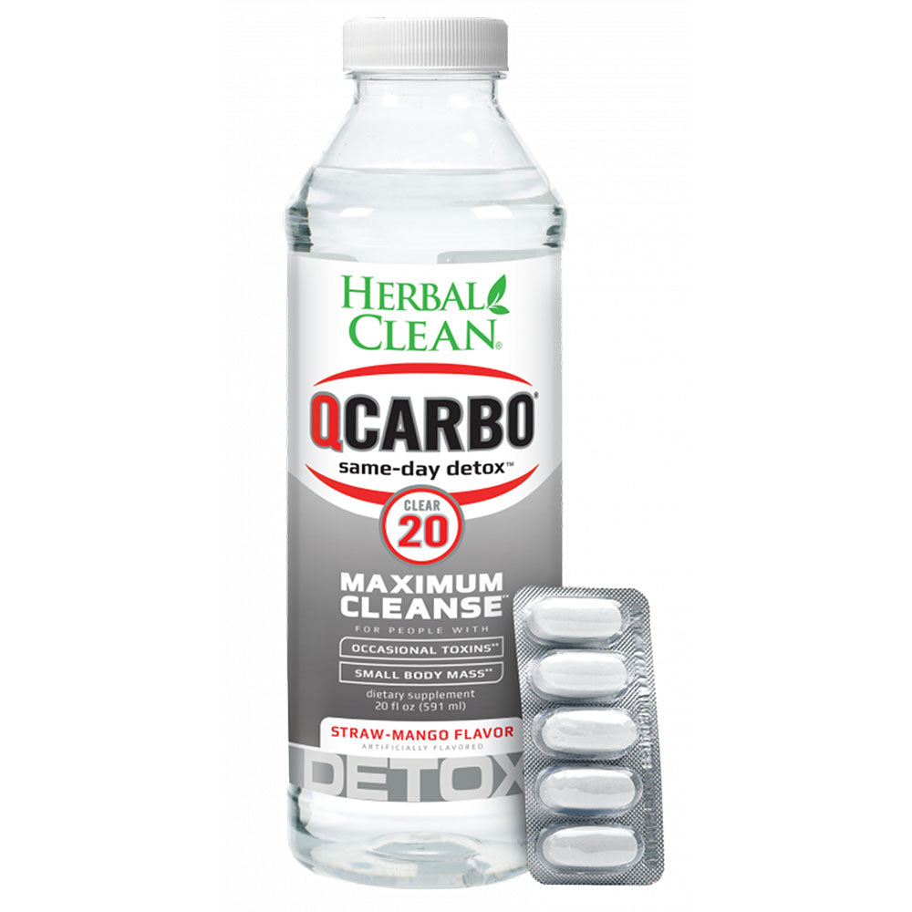 Herbal Clean QCarbo20 Clear | 20oz - Discreet Smoker