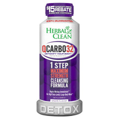 Herbal Clean QCarbo32 Detox Drink | 32oz - Discreet Smoker
