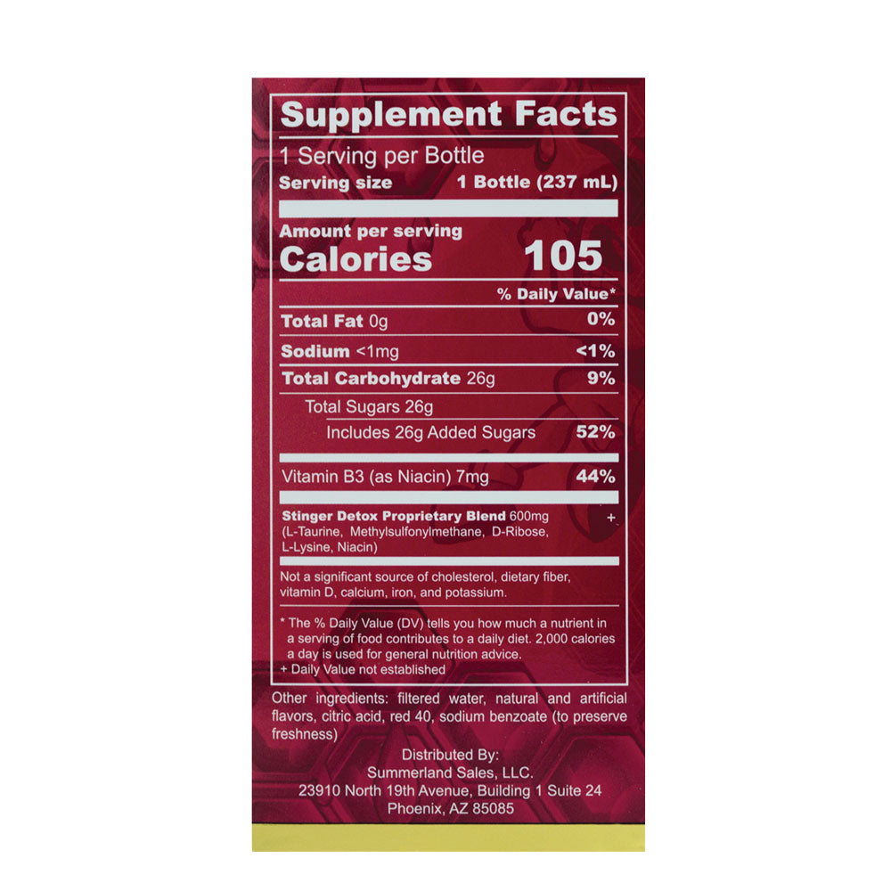 Stinger Instant Total Body Detox - Strawberry / 8oz - Discreet Smoker