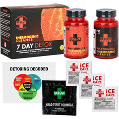 Rescue Detox 7 Day Thermogenic Cleanse Detox Kit - Discreet Smoker