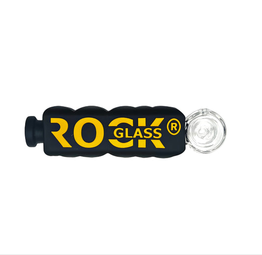 Unbreakable Explorer Rock Glass Silicone Handpipe - Discreet Smoker