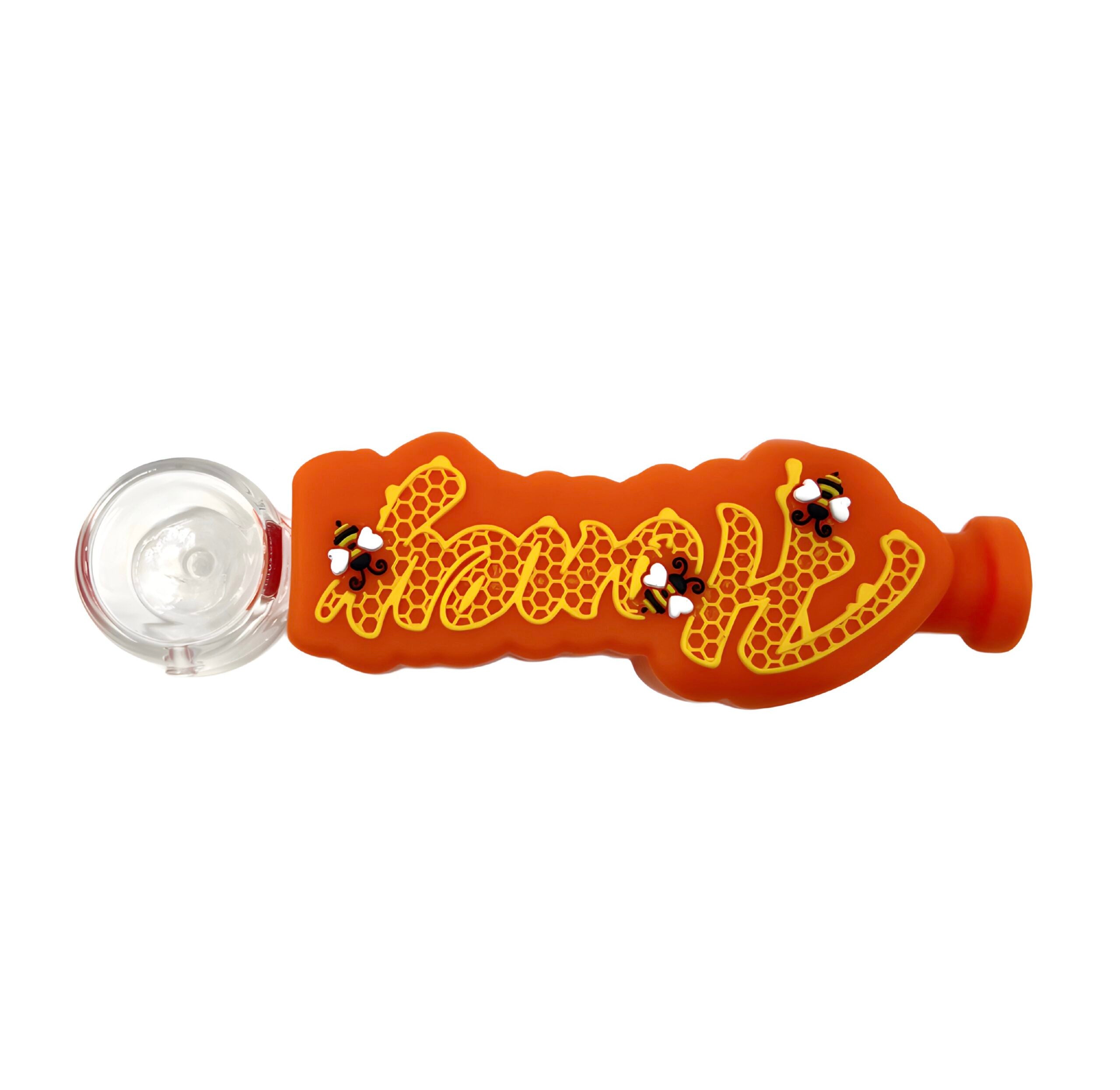 Honeycomb Hitter Silicone Handpipe - Discreet Smoker