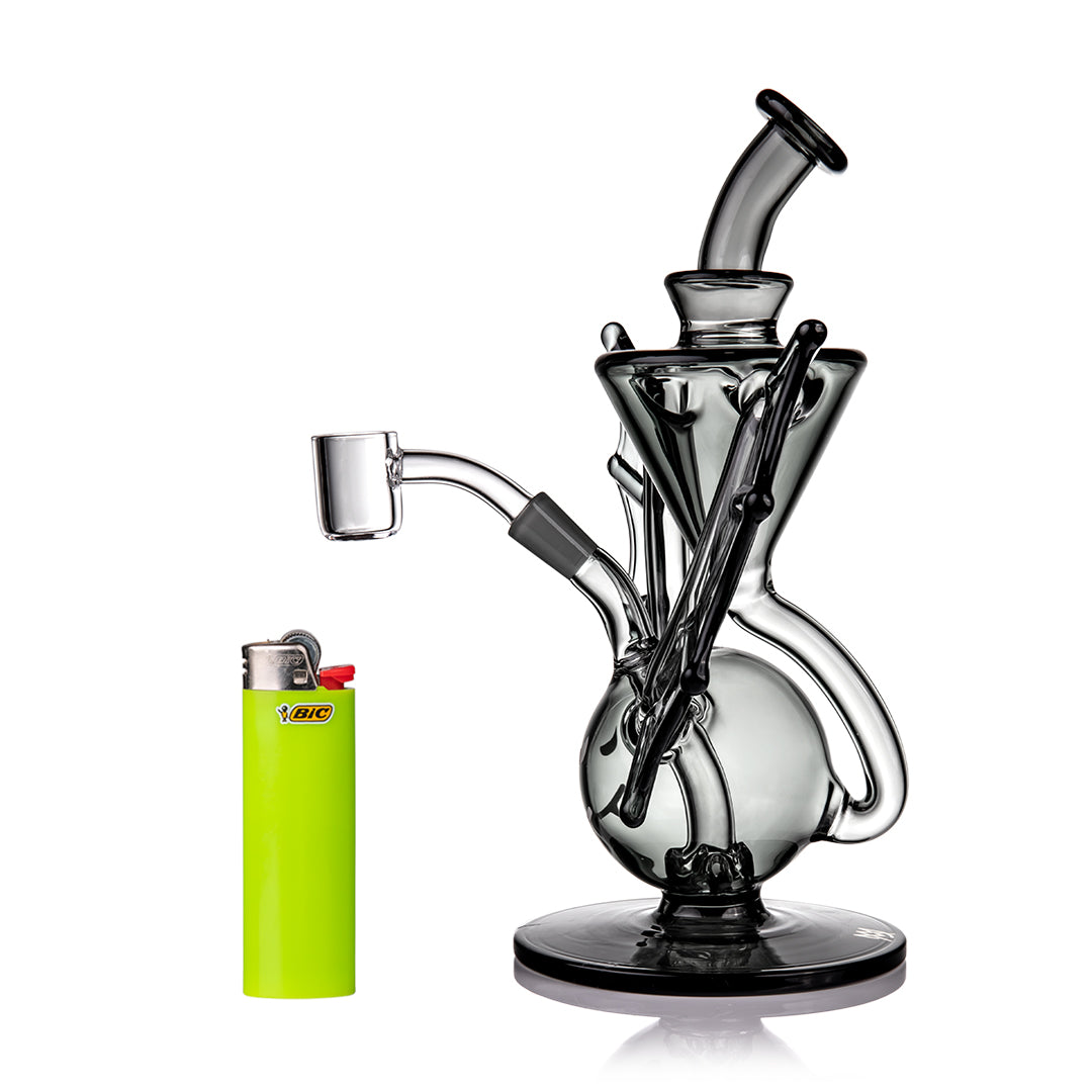 MJ Arsenal Nocturne Mini Glass Dab Rig Halloween Limited Edition - Discreet Smoker
