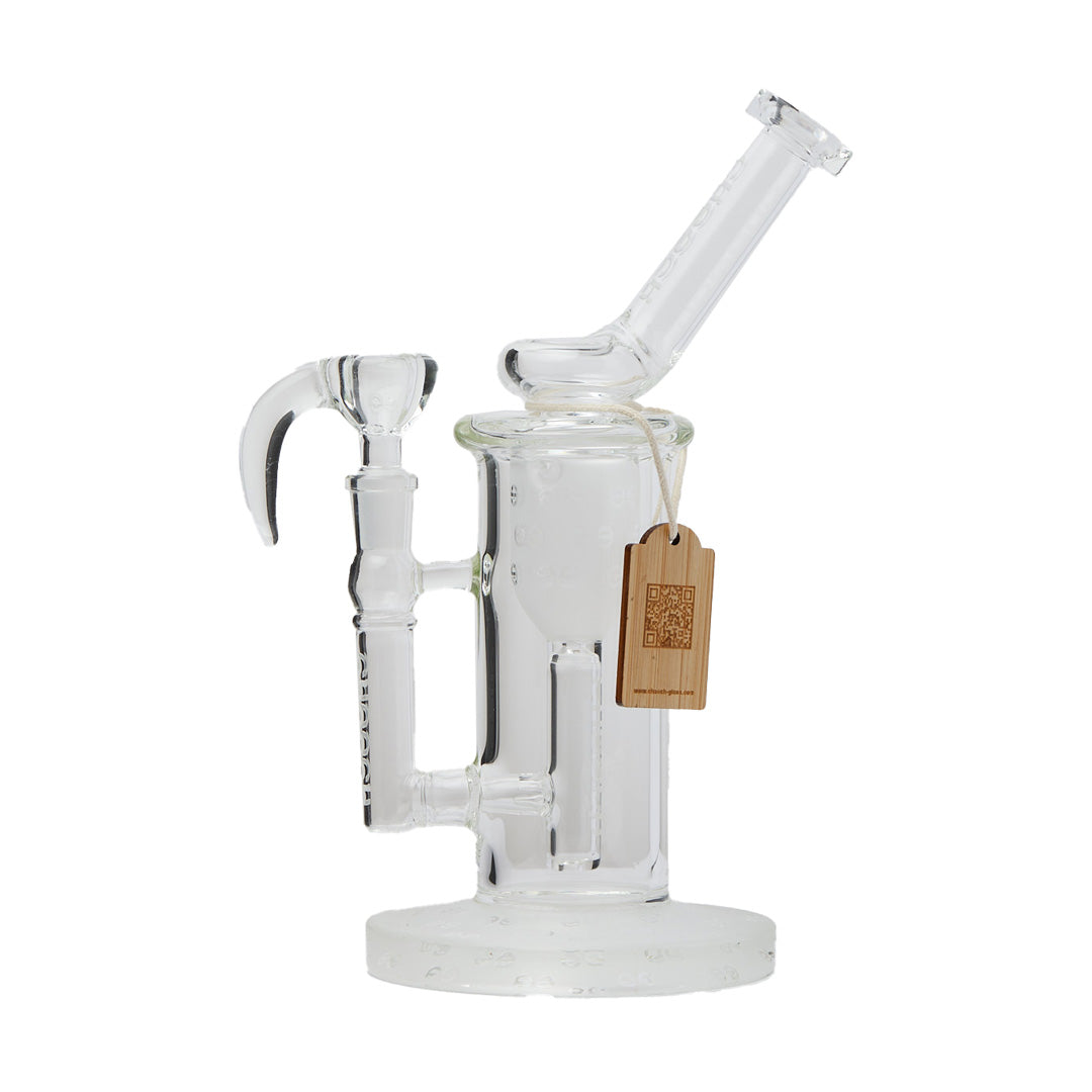 Cheech Glass 9.5" Sandblast Inner Recycler Water Pipe - Discreet Smoker