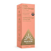 Organic Daily CBD Drops - Blood Orange 500mg Full Spectrum - Discreet Smoker