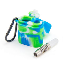 Silicone One Hitter Dugout Set - Discreet Smoker
