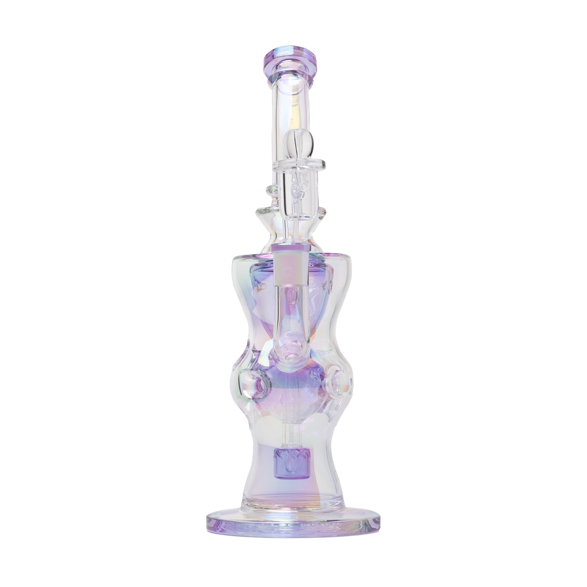 Human Grade 11.5" Swiss Incycler Glass Water Pipe - Discreet Smoker