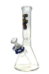 TAG - 12" Beaker 44x4MM - 18/14MM Downstem (4.00") - Discreet Smoker