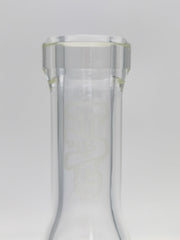 TAG - 12" Bubble Bellow UFO Beaker 32x4MM - 18/14MM Downstem (3.25") - Discreet Smoker