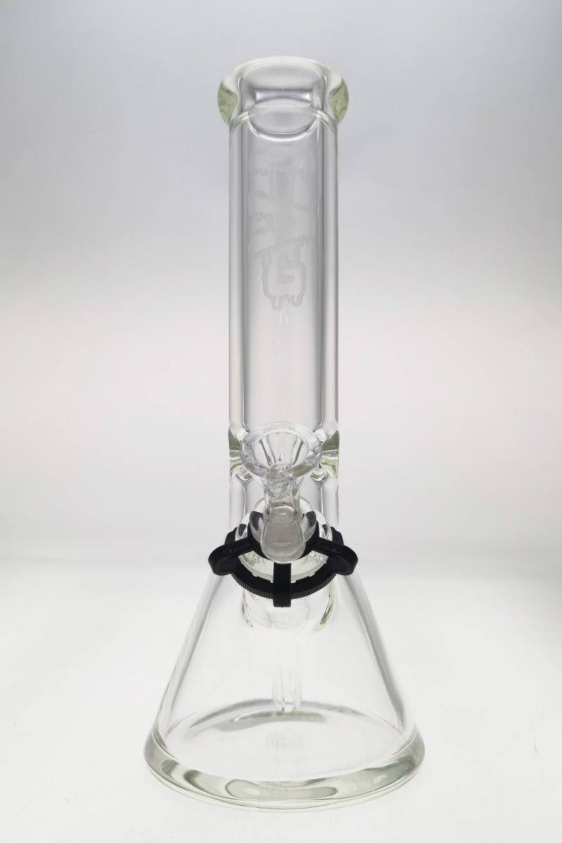 TAG - 12" Beaker 50x9MM - 18/14MM Downstem (4.00") - Discreet Smoker
