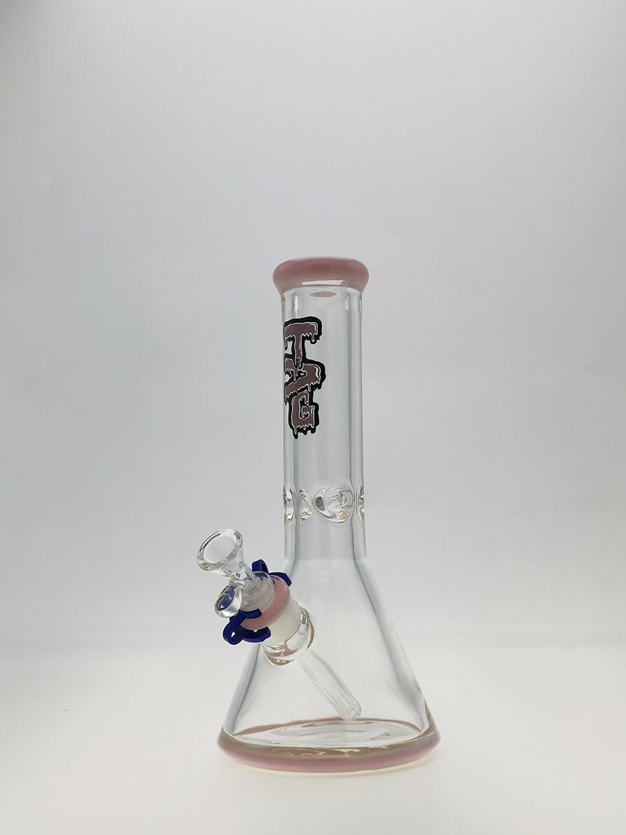 TAG - 12" Beaker 50x9MM - 18/14MM Downstem (4.00") - Discreet Smoker