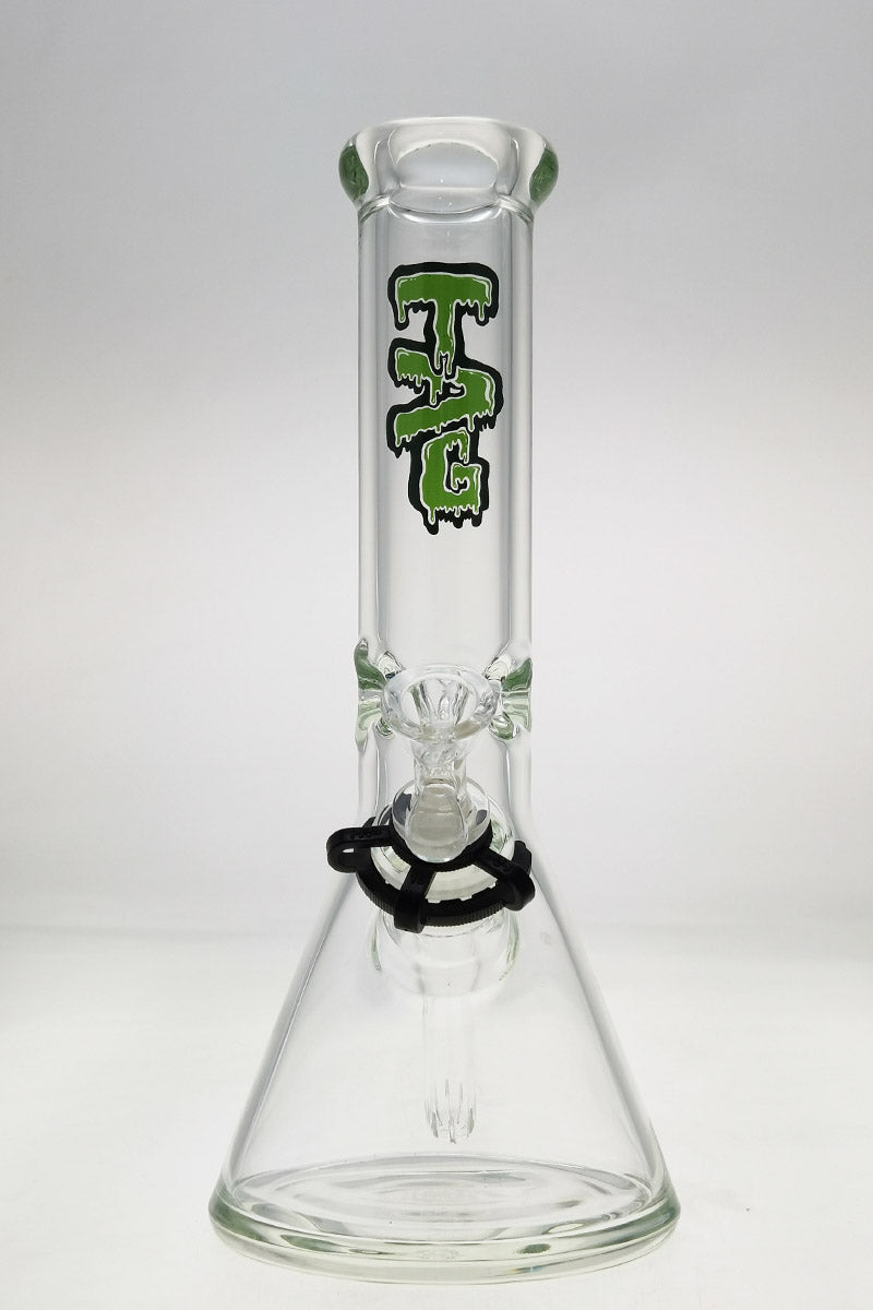 TAG - 12" Beaker 50x9MM - 18/14MM Downstem (4.00") - Discreet Smoker