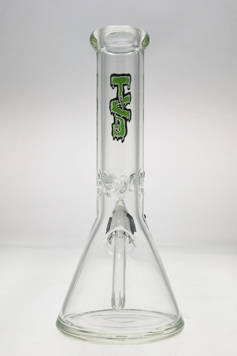 TAG - 12" Beaker 50x9MM - 18/14MM Downstem (4.00") - Discreet Smoker