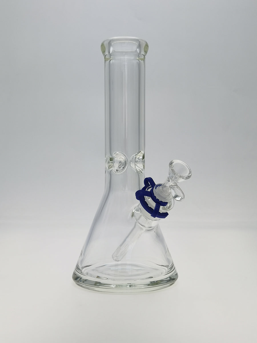 TAG - 12" Beaker 50x9MM - 18/14MM Downstem (4.00") - Discreet Smoker