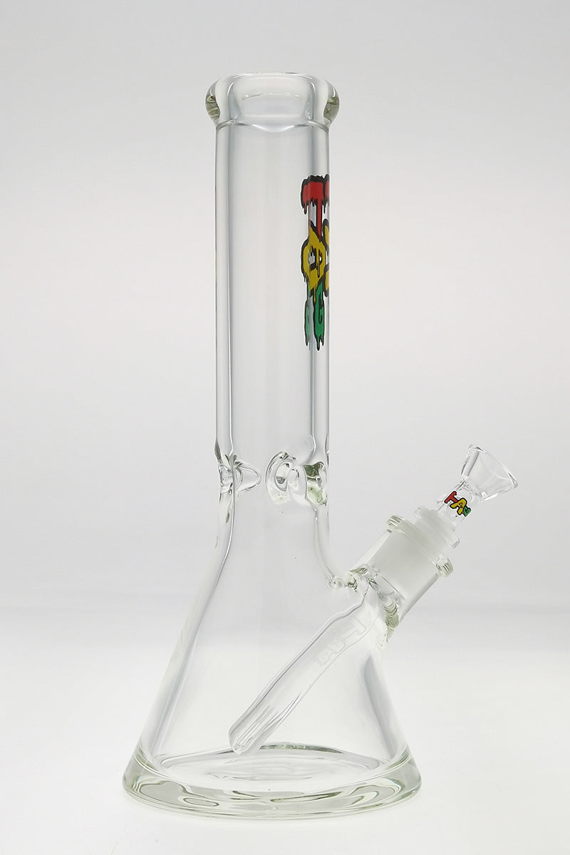 TAG - 12" Beaker 50x9MM - 18/14MM Downstem (4.00") - Discreet Smoker