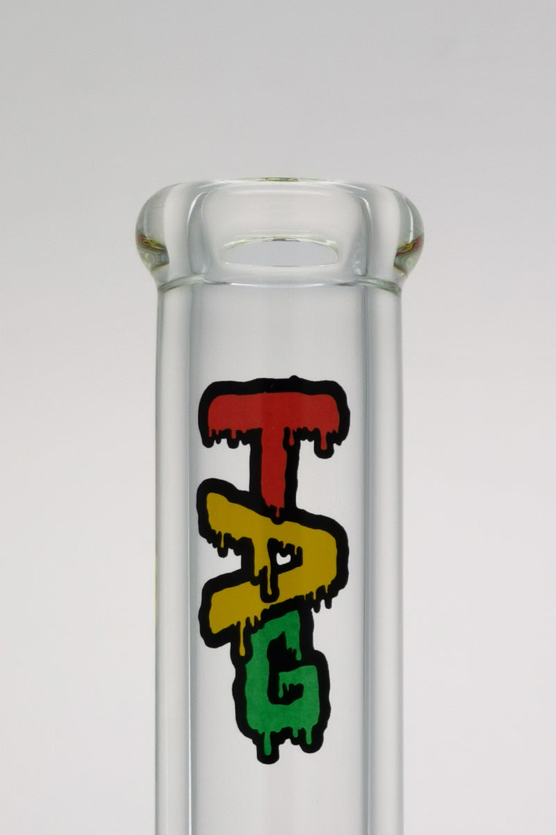 TAG - 12" Beaker 50x9MM - 18/14MM Downstem (4.00") - Discreet Smoker