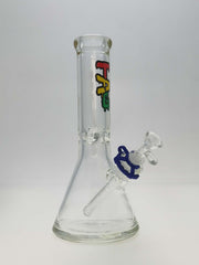 TAG - 12" Beaker 50x9MM - 18/14MM Downstem (4.00") - Discreet Smoker