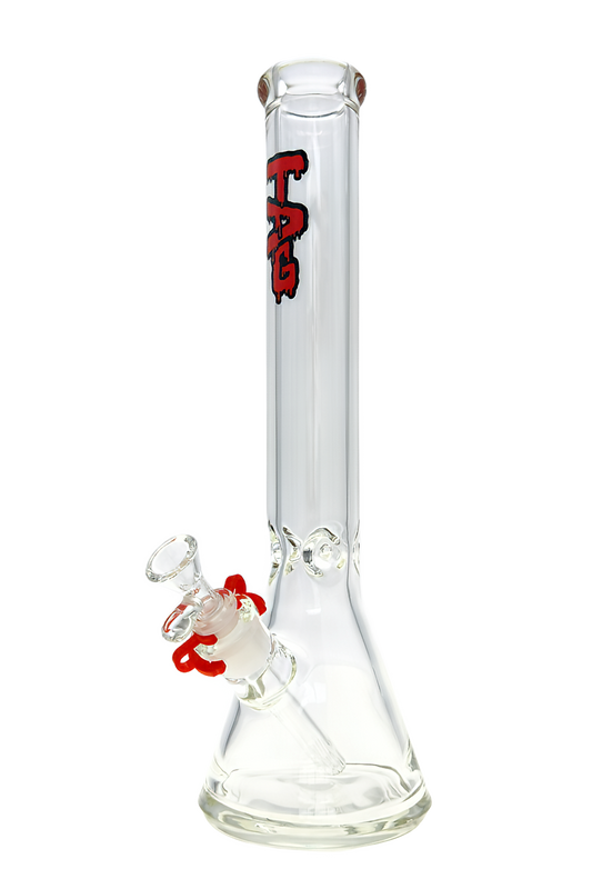 TAG - 16" Beaker 50x7MM - 18/14MM Downstem (4.00") - Discreet Smoker