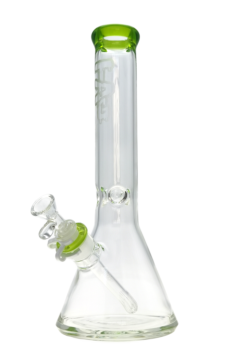 TAG - 14" Beaker 50x5MM - 18/14MM Downstem (4.00") - Discreet Smoker