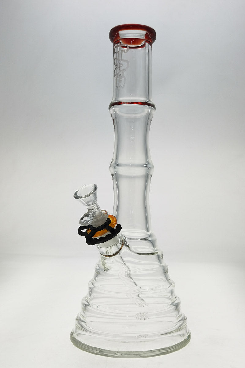 TAG - 15" Beaker Bamboo 50x7MM (4.50") 18/14MM Downstem - Discreet Smoker