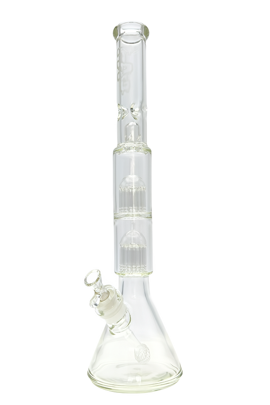 TAG - 21" Fixed Double 16 Arm Tree Beaker 50x7MM - 28/18MM Downstem (5.00") - Discreet Smoker