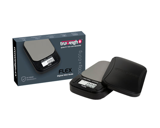 Truweigh Flex Mini Scale – 200g x 0.01g - Discreet Smoker