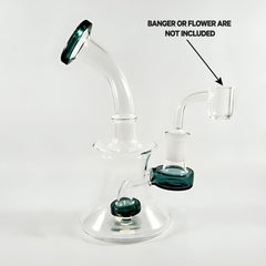 EXTENDED ROUND MOUTHPIECE MATRIX PERC RIG - Discreet Smoker