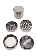 4-Part Metal Herb Grinder “Pocket Puck” – 1½″