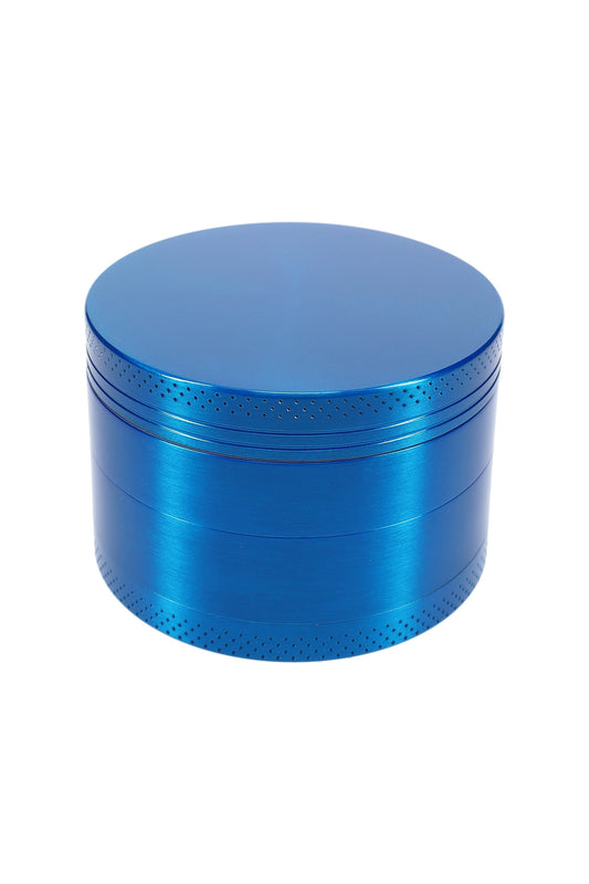 4-Part Metal Herb Grinder “Color Crunch” – 2½″ (63 mm) – Assorted Colors - Discreet Smoker