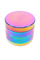 Rainbow 4-Part Metal Herb Grinder “Disco Mill” – 2″
