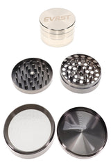 EVRST 4-Part Metal Herb Grinder – 1½″, 2″, 2½″, 3″ – Assorted