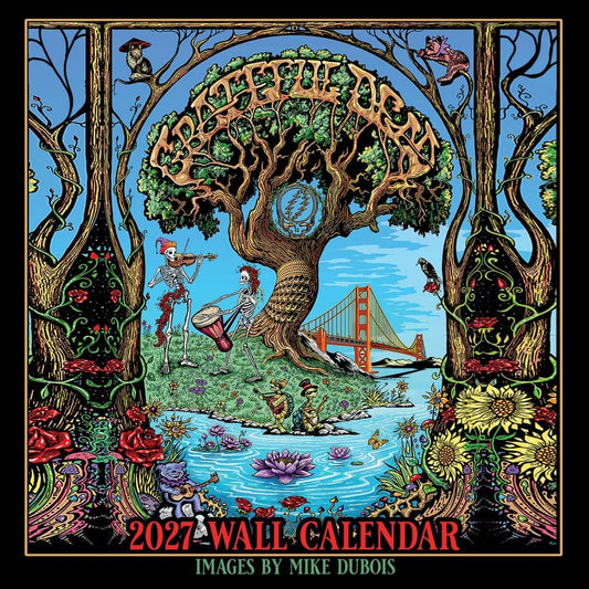 Grateful Dead 2027 Wall Calendar - 12" x 12" - Discreet Smoker